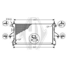Achetez des Radiateur du moteur DIEDERICHS DCM2004 à prix pour 140,29 €