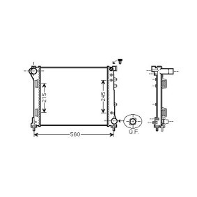 Achetez des Radiateur du moteur DIEDERICHS DCM2007 à prix pour 79,98 €