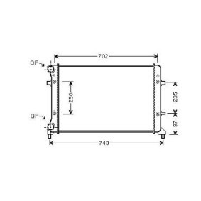 Achetez des Radiateur du moteur DIEDERICHS DCM3439 à prix pour 80,06 €