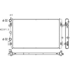 Achetez des Radiateur du moteur DIEDERICHS DCM3569 à prix pour 209,31 €