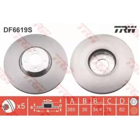 Acquista Disco freno da TRW DF6619S a buon mercato per soli 219,33 €