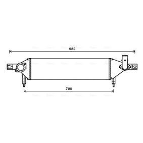 Kjøp Intercooler av AVA COOLING SYSTEMS DN4409 til den lave prisen 6230,76 NOK