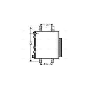 Klimakondensator für DAIHATSU von AVA COOLING SYSTEMS