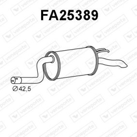 FIAT Endschalldämpfer von VENEPORTE