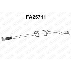 Vorschalldämpfer FA25711 FIAT IDEA von VENEPORTE