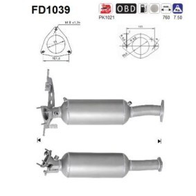 Compre Filtro de partículas da AS FD1039 a um preço baixo por 290,20 €