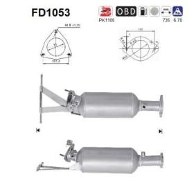 Compre Filtro de partículas da AS FD1053 a um preço baixo por 283,61 €