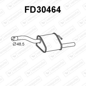 Compre Panela de escape traseira da VENEPORTE FD30464 a um preço baixo por 72,02 €