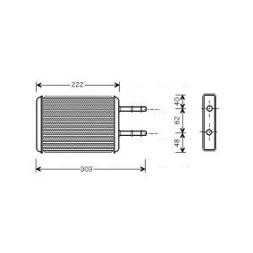 Wärmetauscher des Herstellers AVA COOLING SYSTEMS - Originalware Artikelnummer: FD6353