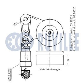 Achetez des Kit de distribution + pompe à eau RUVILLE 55580701 à prix pour 109,58 €