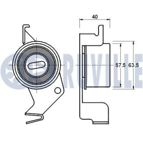 Riemenspanner, Zahnriemen des Herstellers RUVILLE - Originalware Artikelnummer: 55710