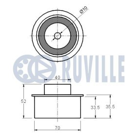 Acquista Smorzatore vibrazioni, Cinghia dentata da RUVILLE 55734 a buon mercato per soli 67,98 €