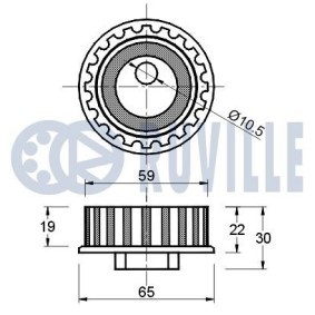 Achetez des Kit de distribution + pompe à eau RUVILLE 55921731 à prix pour 96,36 €