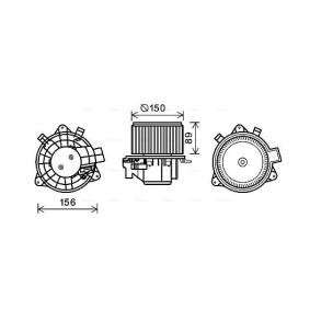 Gebläsemotor für FIAT von AVA COOLING SYSTEMS