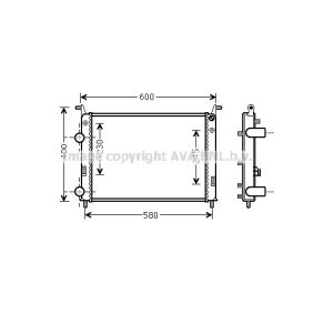Achetez des Radiateur du moteur PRASCO FTA2336 à prix pour 72,81 €