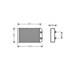 Wärmetauscher des Herstellers AVA COOLING SYSTEMS - Originalware Artikelnummer: FTA6254