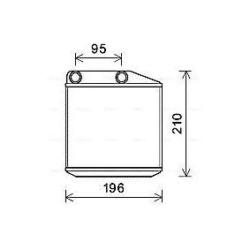 Wärmetauscher des Herstellers AVA COOLING SYSTEMS - Originalware Artikelnummer: FTA6313