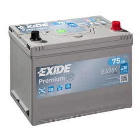 Køb Starterbatteri af EXIDE EA754 til den lave pris 1098,50 DKK