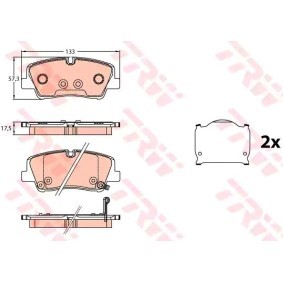 Compre Pastilhas de travão da TRW GDB3646 a um preço baixo por 46,18 €