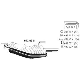 Compre Panela de escape traseira da ERNST 043038 a um preço baixo por 150,10 €
