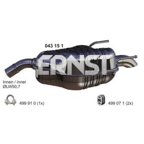 Compre Panela de escape traseira da ERNST 043151 a um preço baixo por 173,62 €