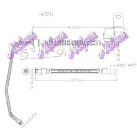 Comprar Latiguillo de freno de KAWE H6591 a bajo precio de 31,06 €