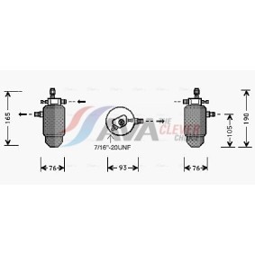 Wärmetauscher, Innenraumheizung von AVA COOLING SYSTEMS HD6304