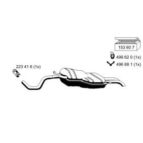Compre Panela de escape traseira da ERNST 133289 a um preço baixo por 213,15 €
