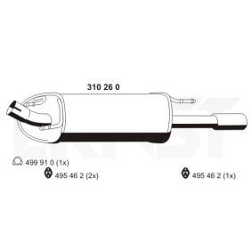 Compre Panela de escape traseira da ERNST 310260 a um preço baixo por 227,11 €
