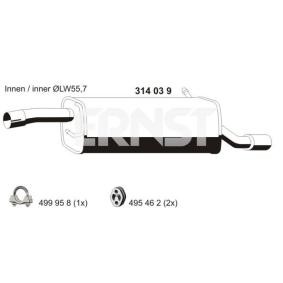 Compre Panela de escape traseira da ERNST 314039 a um preço baixo por 185,11 €