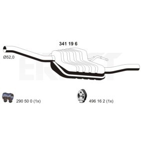Compre Panela de escape traseira da ERNST 341196 a um preço baixo por 136,08 €