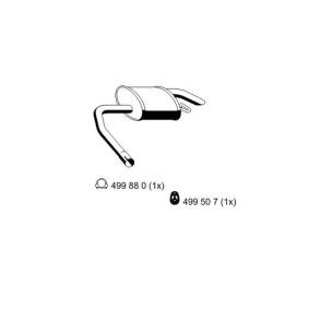 Compre Panela de escape traseira da ERNST 343107 a um preço baixo por 95,63 €