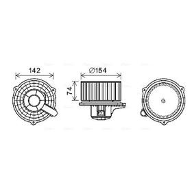 Gebläsemotor für HYUNDAI von AVA COOLING SYSTEMS