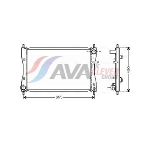 Kühlerlüfter für KIA von AVA COOLING SYSTEMS