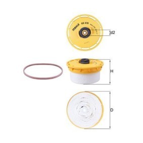 Compre Filtro de combustível da KNECHT KX 479D a um preço baixo por 28,85 €