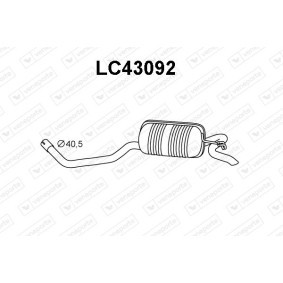 Compre Panela de escape traseira da VENEPORTE LC43092 a um preço baixo por 84,77 €