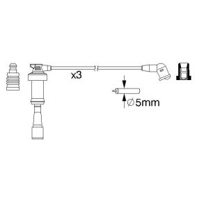 Acquista Kit cavi candele da BOSCH 0 986 357 207 a buon mercato per soli 115,78 €