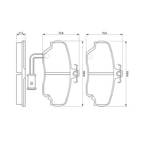 Compre Pastilhas de travão da BOSCH 0 986 424 012 a um preço baixo por 98,38 €