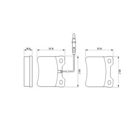 Compre Pastilhas de travão da BOSCH 0 986 424 229 a um preço baixo por 51,66 €