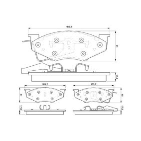 Compre Pastilhas de travão da BOSCH 0 986 424 271 a um preço baixo por 75,43 €