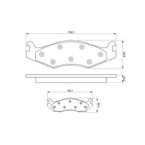 Compre Pastilhas de travão da BOSCH 0 986 424 273 a um preço baixo por 70,30 €
