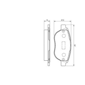 Compre Pastilhas de travão da BOSCH 0 986 424 659 a um preço baixo por 32,29 €