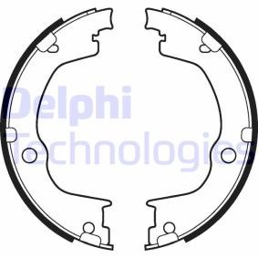 Handbremsbeläge des Herstellers DELPHI - Originalware Artikelnummer: LS2106