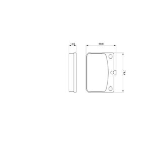 Compre Pastilhas de travão da BOSCH 0 986 467 031 a um preço baixo por 31,80 €