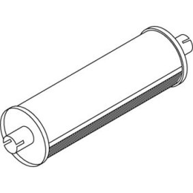 Mittel- / Endschalldämpfer von DINEX 49333