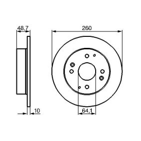 Compre Disco de travão da BOSCH 0 986 478 172 a um preço baixo por 31,38 €
