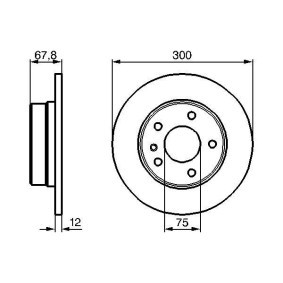 Compre Disco de travão da BOSCH 0 986 478 322 a um preço baixo por 197,69 €