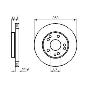 Compre Disco de travão da BOSCH 0 986 478 330 a um preço baixo por 26,54 €