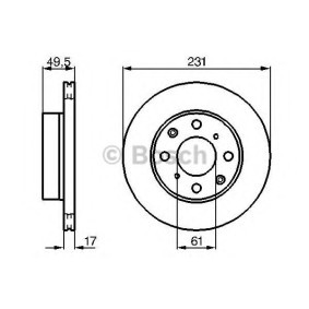 Compre Disco de travão da BOSCH 0 986 478 347 a um preço baixo por 206,51 €