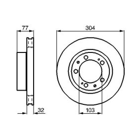Compre Disco de travão da BOSCH 0 986 478 409 a um preço baixo por 176,61 €